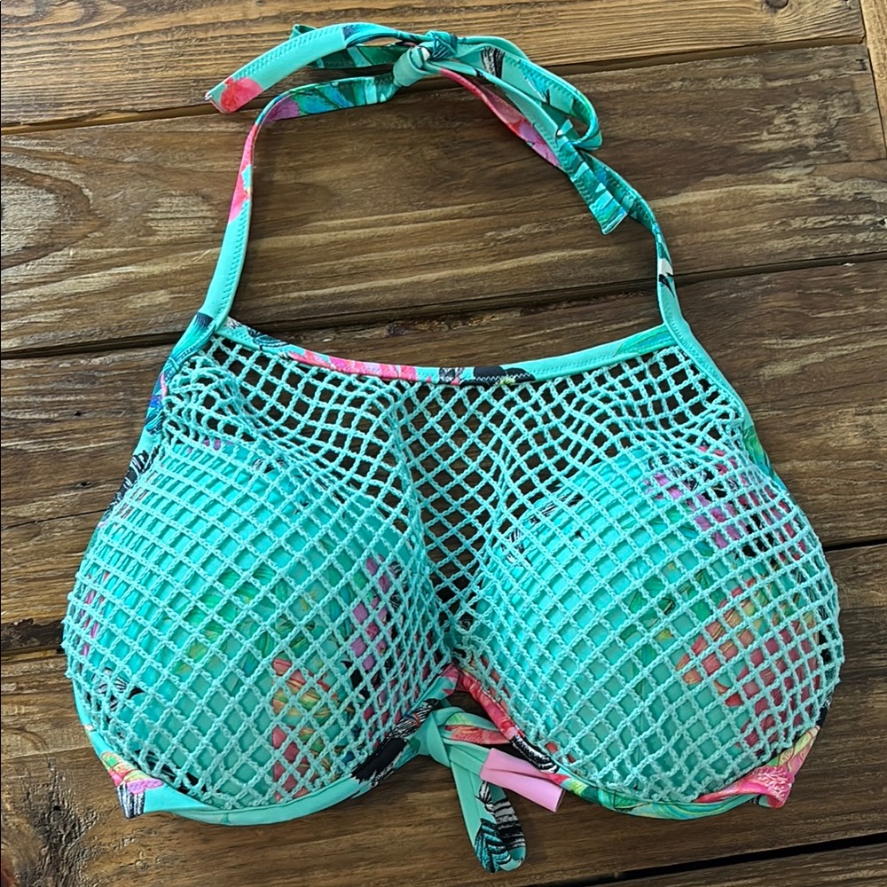 Shade & Shore floral swim top